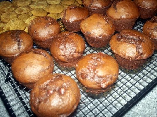 dood door chocolade mokka cake mix muffins