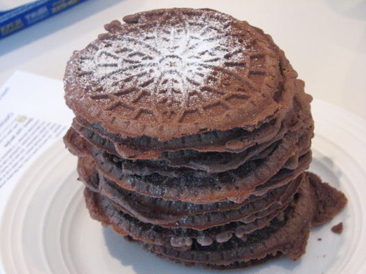 chocolade pizzelle van koning arthur