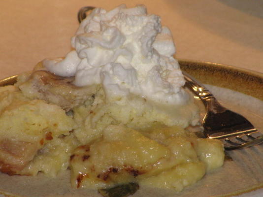 banaan-citroen pudding cake