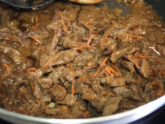 Koreaanse bulgogi van het rundvlees