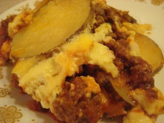 beef -n-potato moussaka