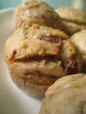 aardbeien-banaan milkshake muffins