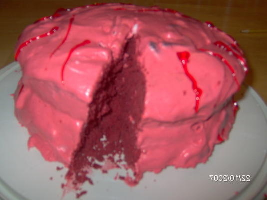 Bloody halloween cake