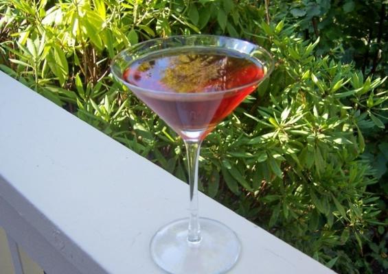 linda's bosbessen-granaatappel martini