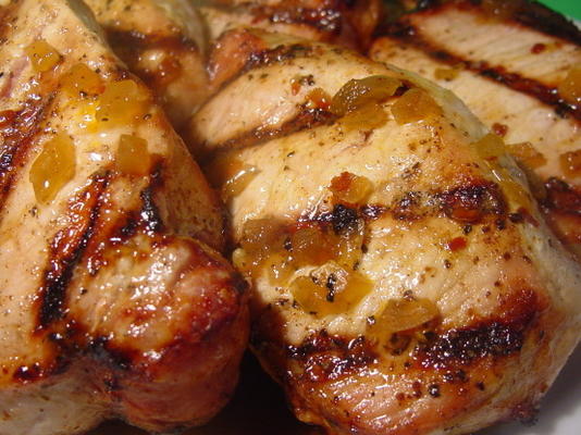 kentucky kolonel barbecue varkenskarbonades (paula deen)