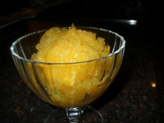 zwoele zomer mango sorbet