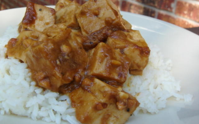 gebakken pindakaas tofu