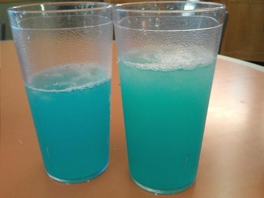 blauwe limonade