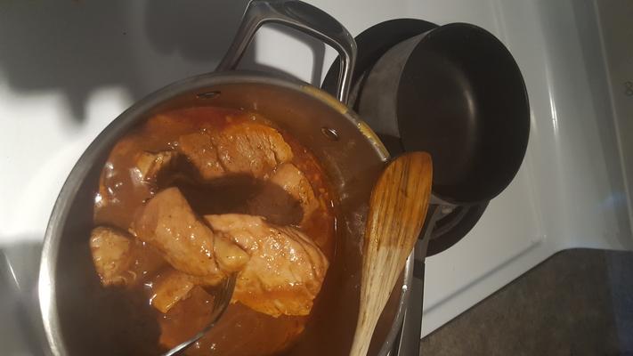 snel! bbq getrokken varkenslende broodjes