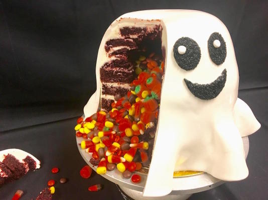 spook-busted piandntilde; ata cake