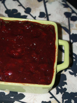 oranje balsamico cranberry saus