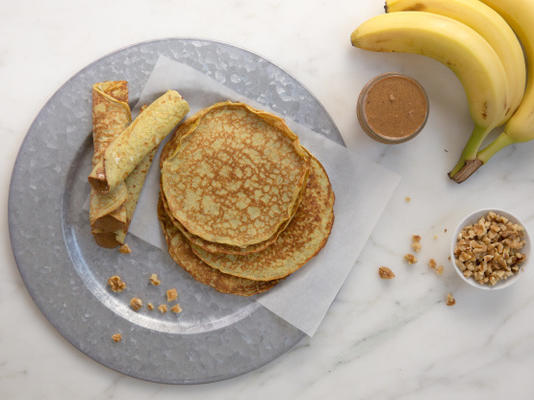 bloemloze bananenbroodpannenkoekjes