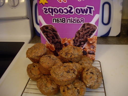 rozijnenzemelen granen gezonde muffins