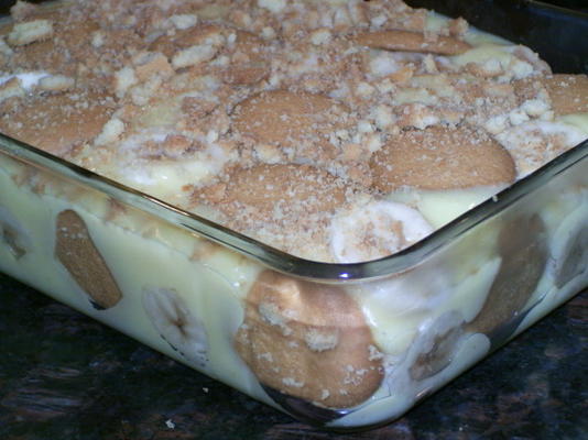 snelle bananenpudding (suikervrij, vetarm)