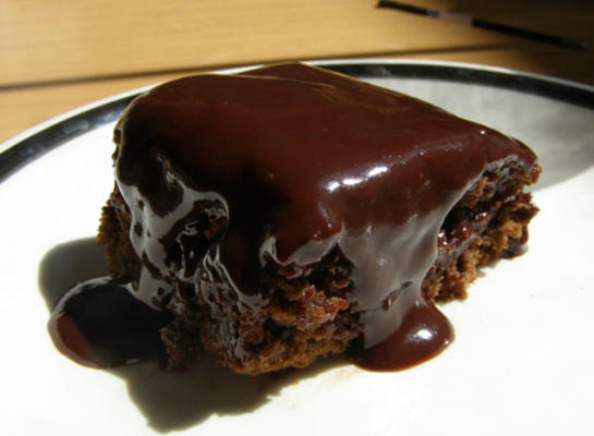veganistische chocolade ganache pompoen spice cake