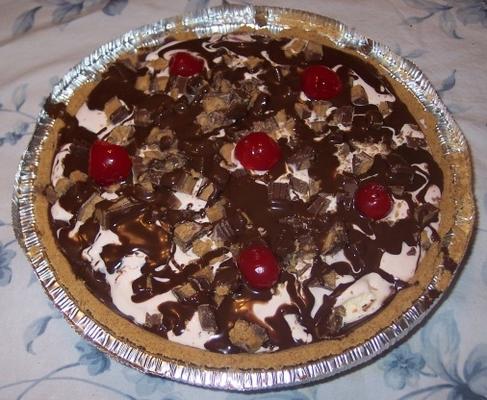 chocolade kersen ijs taart