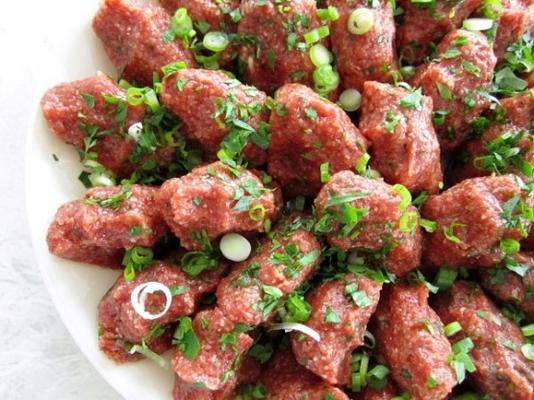 Armeense steak tartare (chee kufta)