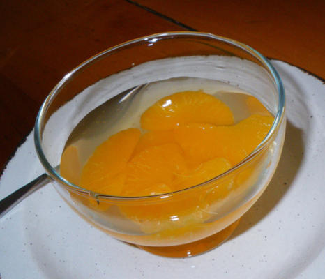 mandarijn sinaasappelen met ouzo likeur