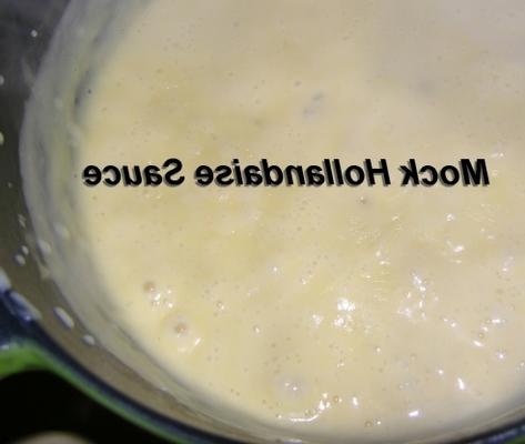 mock hollandaise saus