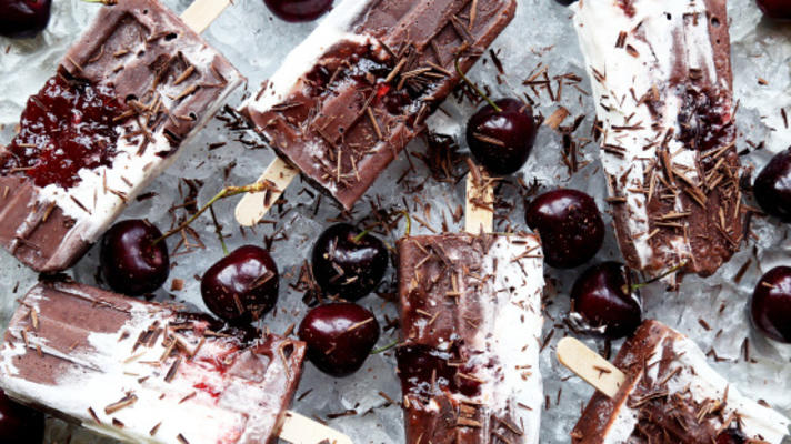 chocolade kers komt tevoorschijn