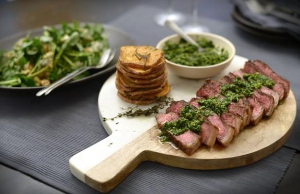 Argentijnse steak met chimichurri