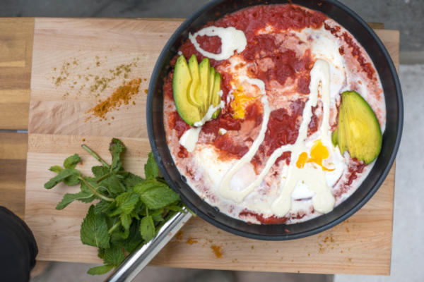 gemakkelijke gezonde shakshouka