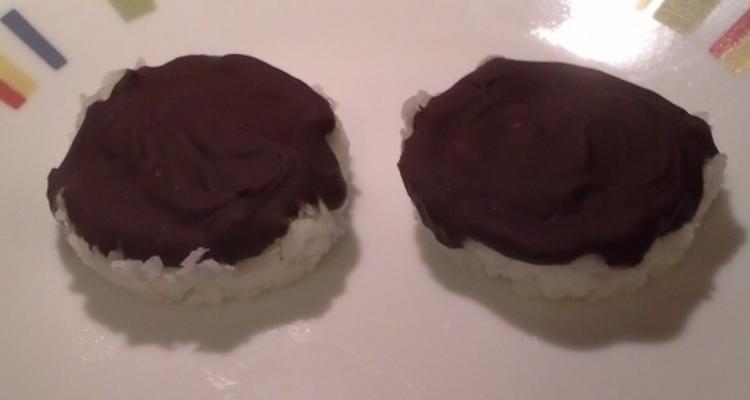 kokos-chocoladekopjes zonder bak