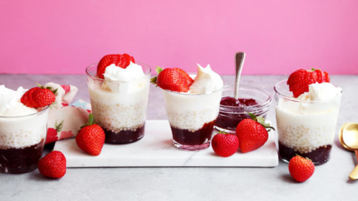 mini aardbei falooda