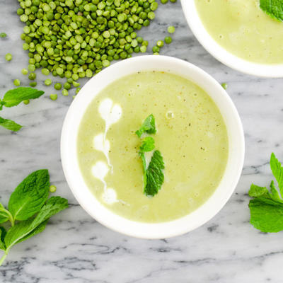 groene split erwt gazpacho