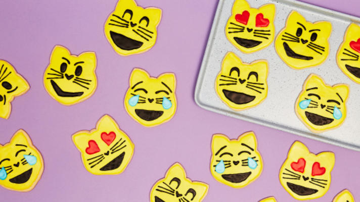 emoji kat suiker cookies