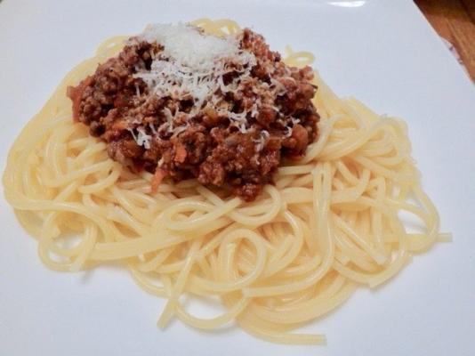 gemakkelijke spaghetti bolognese