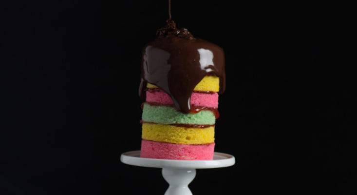 regenboog koekjescake van cakes door melissa