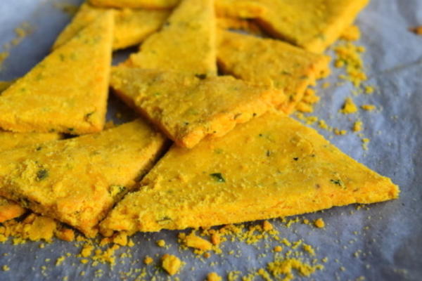 gezonde nacho's met kikkererwtenmeel