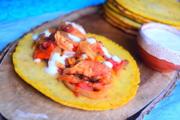 glutenvrije langzaam gekookte fajitas