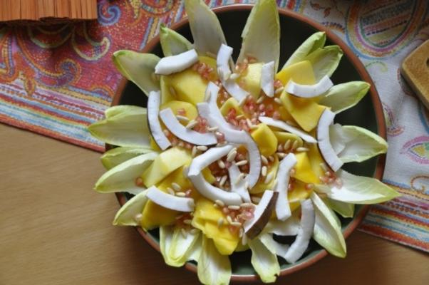veggie andijvie en mango salade
