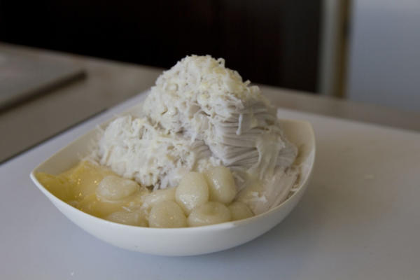 Taro wortel sneeuw crème