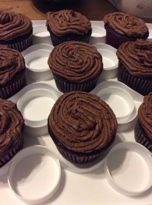 pindakaas chocolade buttercream glimmertjes