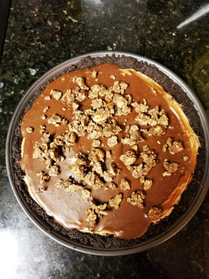 geen nutella-cheesecake bakken