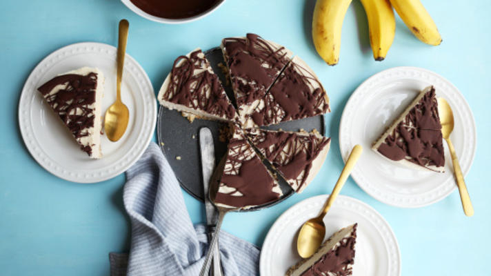 pb-banaan ijs taart