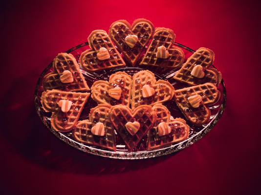 vreemde dingen wafel hart cookies