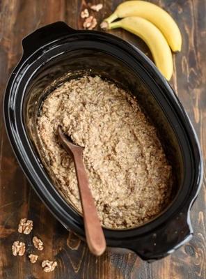 slowcooker bananenbrood staal gesneden haver