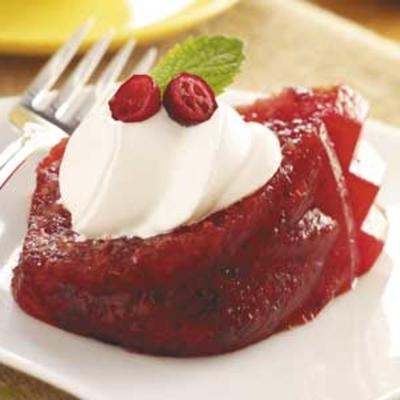 cranberry en ananasgelatine