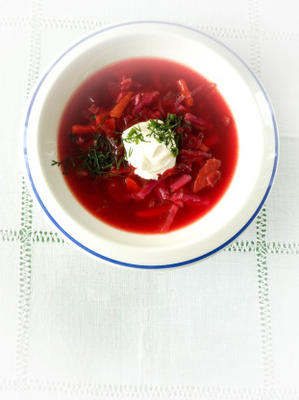 borsch. een eenvoudigere versie