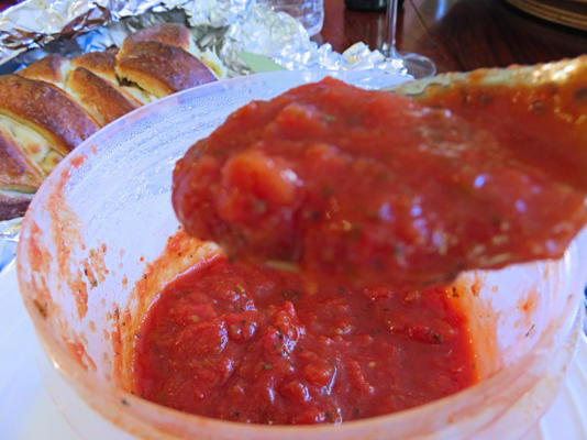 pizzasaus van Peter reinhart