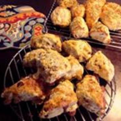 smakelijke bacon rozemarijn scone