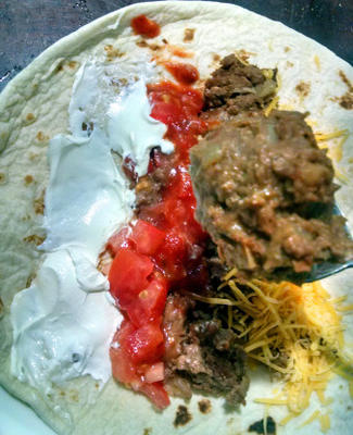 mama's goedkope taco-vlees