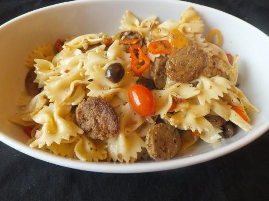Pastasalade van 20 minuten door een frisse start