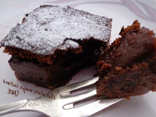 chocolade magische custard cake