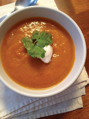 wortel squash soep