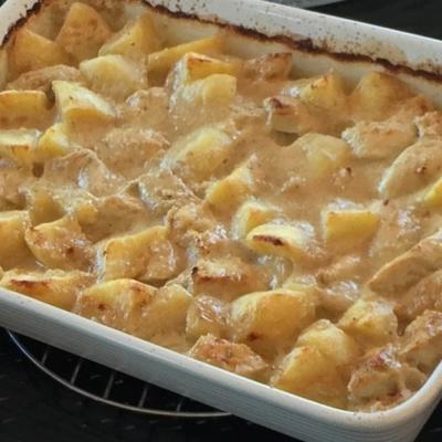 makkelijk smakelijke kip en aardappel